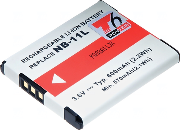 T6 power Canon NB-11L, 600mAh