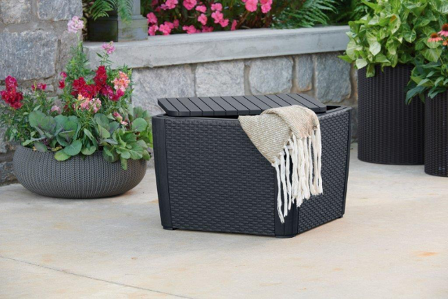 Keter Luzon Plus grafitový s úložným prostorem