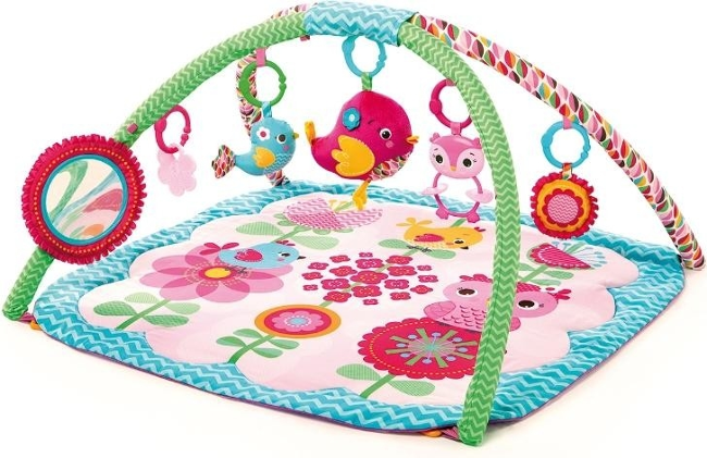 Bright Starts hrací deka s hrazdou a hračkami Bloomin Birdies