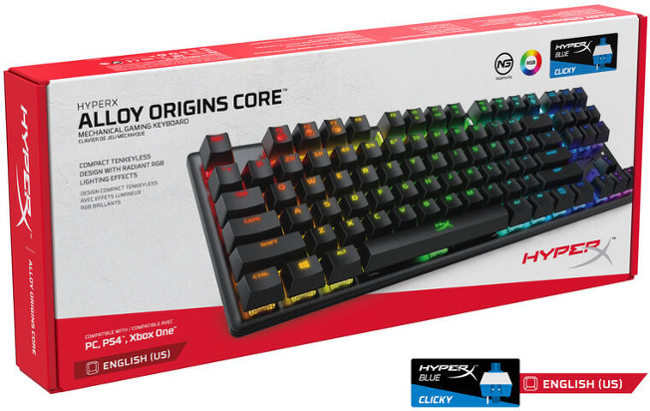 HyperX Alloy Origins Core, HyperX Blue, US
