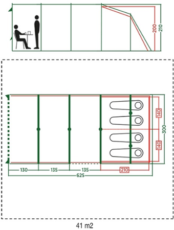 Coleman Meadowood 4 Long