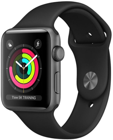 Apple Watch Series 3 GPS 42mm pouzdro z vesmírně šedého hliníku