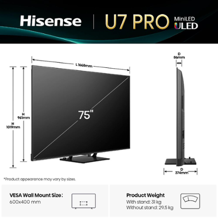 Hisense 75U7Q PRO