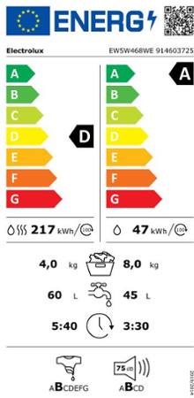 Electrolux EW5W468WE