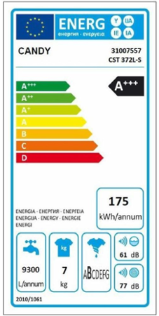 Candy CST 372L-S