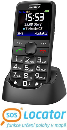 Aligator A675 Senior černý