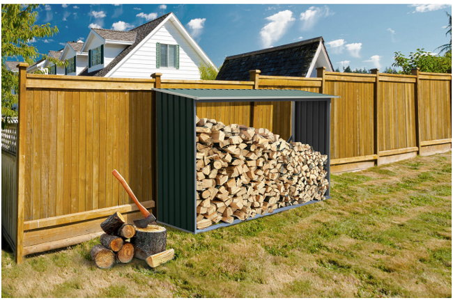 G21 WOH 181 - 242 x 75 cm, přístřešek na dřevo