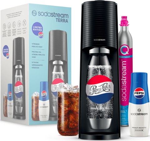 SodaStream TERRA Black Pepsi Mpack