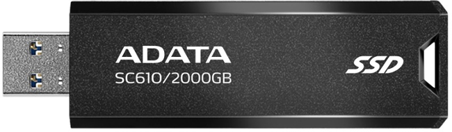 ADATA SC610/2TB/SSD/Externí/Černá/5R