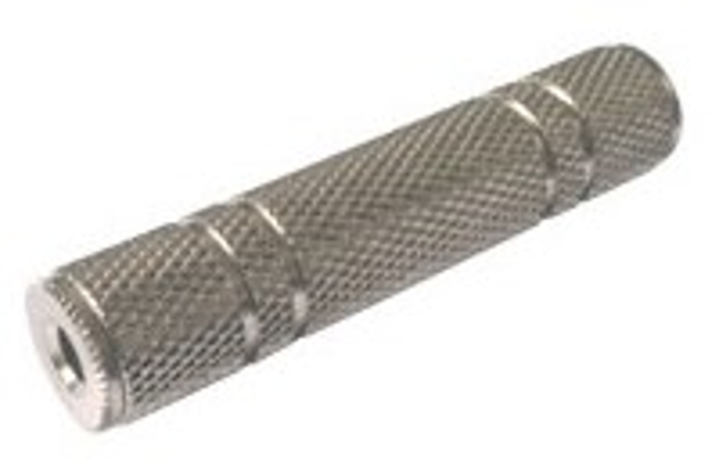 Spojka zdířka 3.5 stereo kabel kov