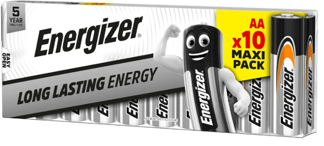 Energizer Baterie Alkaline AA 10ks EE009