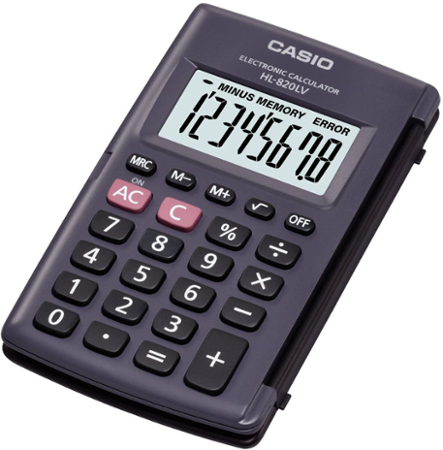 Casio HL 820 LV BK