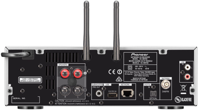 Pioneer X-HM76D-BB černý