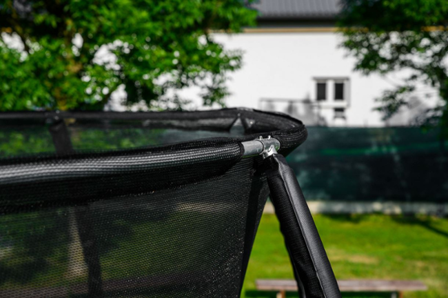 G21 SpaceJump 305 cm + ochranná síť + žebřík, černá