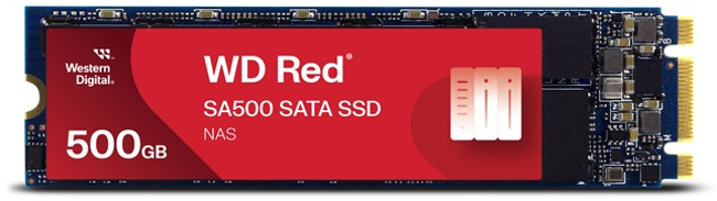 WD Red SA500 POWERED BY SANDISK/500GB/SSD/M.2 SATA/5R