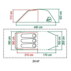 Coleman Laramie 3 BlackOut 2000035207