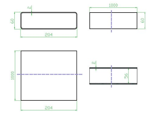 Faber Potrubí ploché 87.510