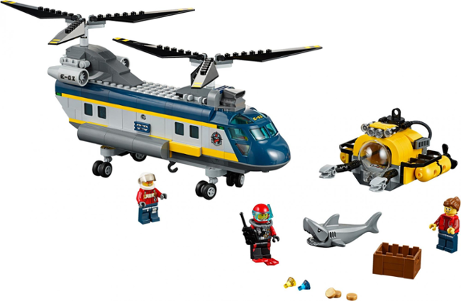 Lego City 60093 Vrtulník pro hlubinný mořský výzkum