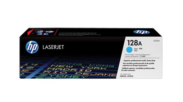 HP tisková kazeta azurová, CE321A