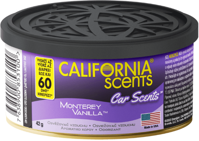 California Scents Car Scents Monterey Vanilla