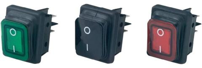 Kolébkový spínač 700441 (zelený)