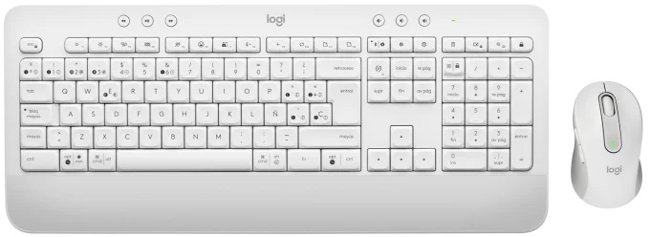 PROMO bezdrát. set Logitech MK650, white CZ/SK