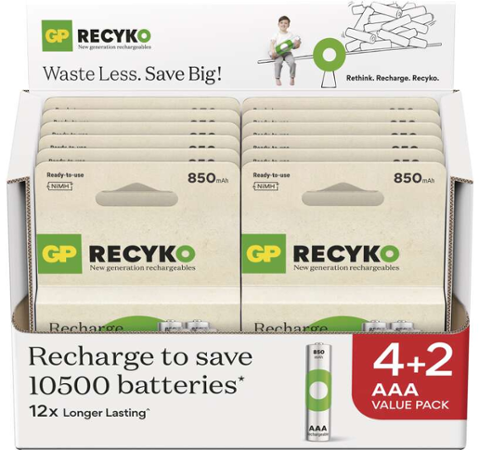 GP ReCyko 850 AAA 6 ks 1032126082