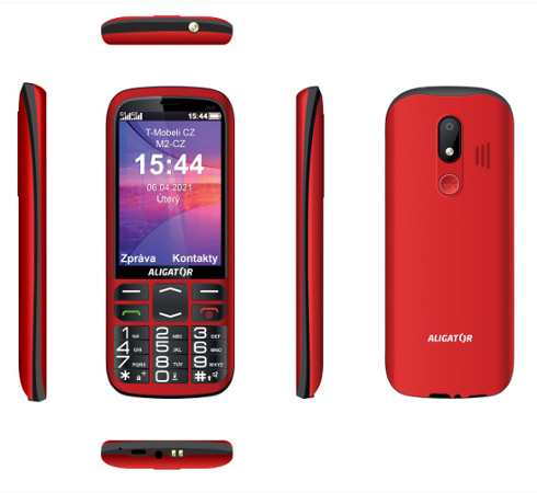 Aligator A830 Senior červený