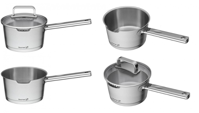 G21 Gourmet Magic s hrncem navíc, 11 dílů, nerez