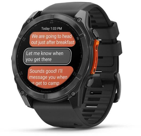 Garmin Fenix 8 AMOLED 51mm Slate Gray Steel/Black 010-02905-00