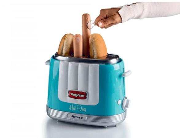 Ariete Party Time Hot Dog Maker 206/01, modrý