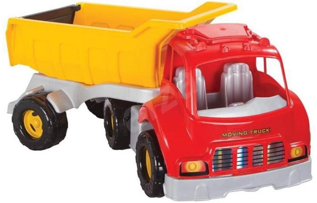 Pilsan Nákladní auto s návěsem Moving Truck 77cm červené
