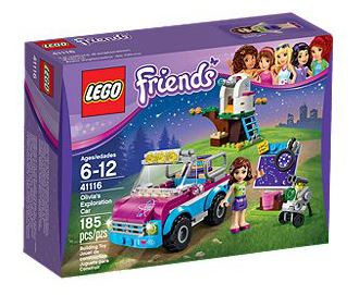 LEGO Friends 41116 Olivie a její průzkumné auto