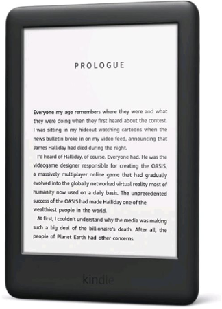 Amazon New Kindle 2020 Black s reklamou