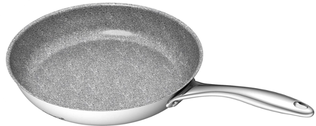 G21 Gourmet Miracle s cedníkem, 4 díly, nerez/greblon