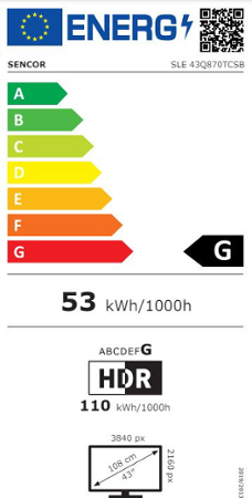 Sencor SLE 43Q870TCSB