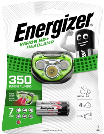Energizer Headlight Vision HD+ 350lm