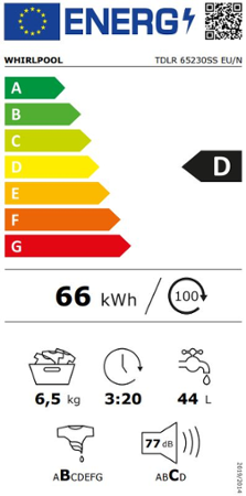 Whirlpool TDLR 65230SS EU/N