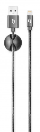 Aligator datový kabel PREMIUM 2A, Lightning černý