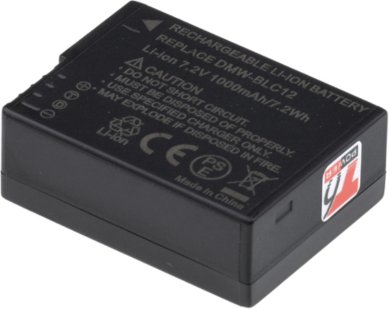 T6 power Panasonic DMW-BLC12E, BP-DC12, 1000mAh, 7,2Wh