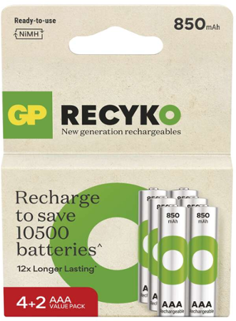 GP ReCyko 850 AAA 6 ks 1032126082