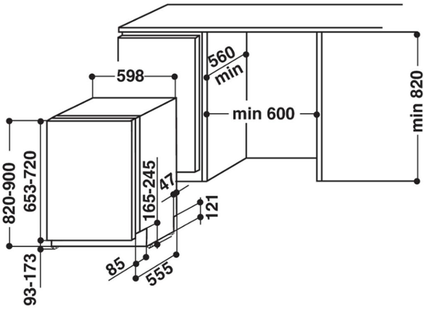 Whirlpool WIC 3C26 F