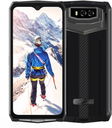 iGET Blackview GBV9100 Black odolný telefon, 6,3