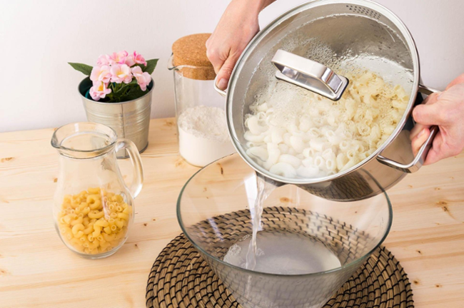 G21 Gourmet Magic s cedníkem, 4 díly, nerez