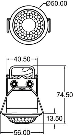 Theben 1030202 PIRA T6 Mini