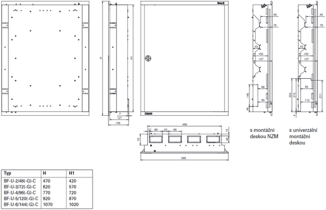 Eaton BF-U-4/96-C bílá 283049