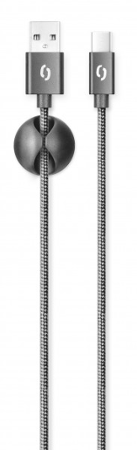 Aligator datový kabel PREMIUM 2A, USB-C černý