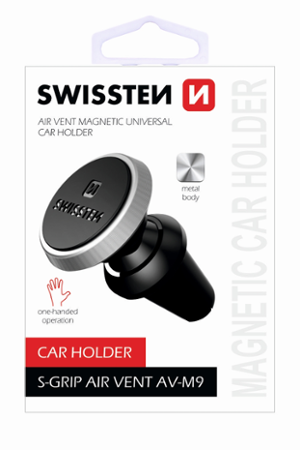 Swissten S-GRIP AV-M9 černo-stříbrný