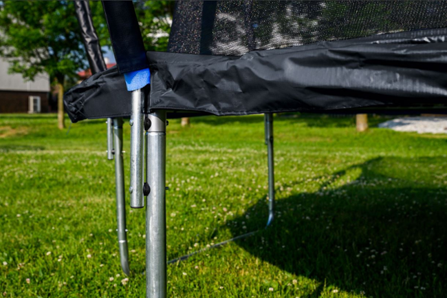 G21 SpaceJump 366 cm + ochranná síť + žebřík černá