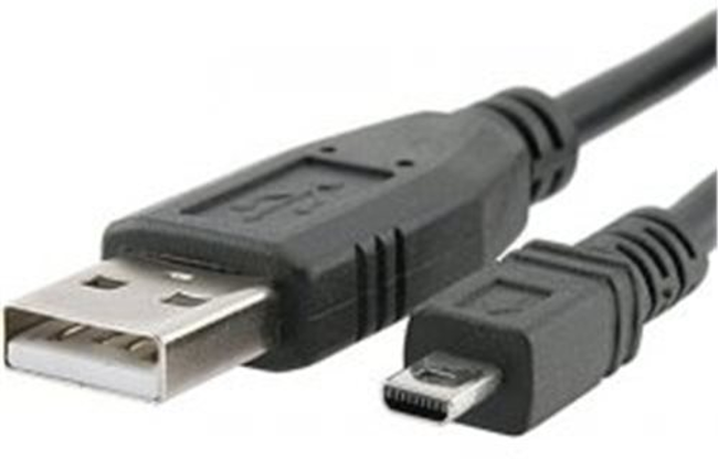 PremiumCord Kabel USB, A-B mini, 8pinů, 2m Sanyo, Panasonic LUMIX